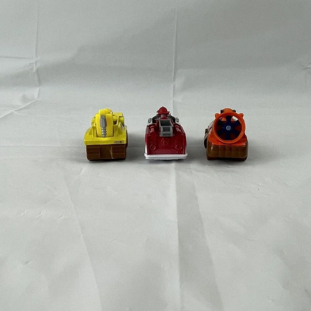 5x Paw Patrol Diecast Race Cars Vehicles Snow & Mud‎ Skye Marshal Zuma Rocky
